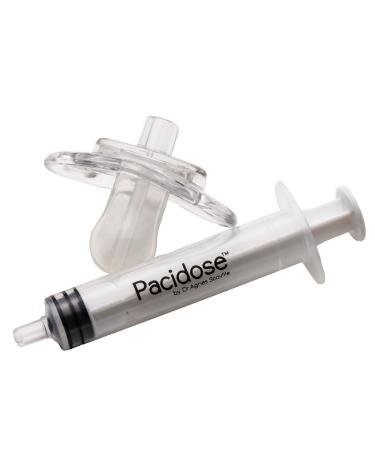 Pacidose Pacifier Liquid Medicine Dispenser with Oral Syringe | Newborn Baby | 0-6 Months