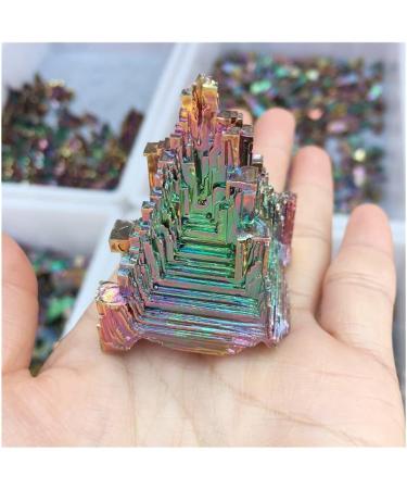 Natural Crystal Rough 1pc Random Shape Natural Quartz Crystals Pyramids Bismuth Ore Quartz Stone Raw Crystals Collection Ornaments Crafts (Size : About 20g) - Buy Online on GoSupps.com