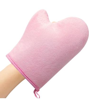 Auto-Bronzant Mouchevoir Pour Lotion Autobronzante | Applicateur Flock Lavable En Machine R utilisable Avec Pouce Pour Cr mes Spray Mousse Corps Visage Femmes Rose - Buy Online on GoSupps.com