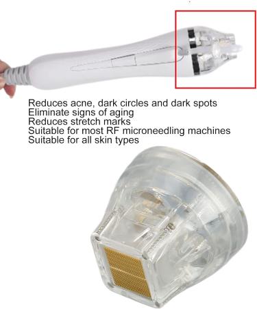 Microneedle RF Cartridge Replacement Head Tip for Wrinkle Removal Skin Tightening Universal Replacement Head for Most Microneedle Machines - Buy Online on GoSupps.com