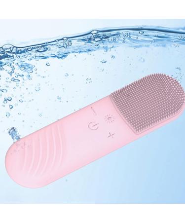 Silicone Facial Cleansing Device Electric Facial Washing Brush Blackhead Cleaner Temperature Sensing Importer Portable Massager Blue (Blue) - Buy Online on GoSupps.com