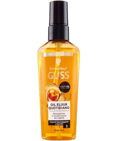  Gliss 6 x GLISS Hair Treatment Oil Elixir for Dry Hair 75 ml - Buy Online on GoSupps.com