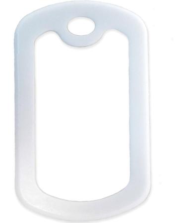 Blood Thinner Medical Alert ID Necklace - 30 USA Chain Black Tag & White Silencer - 154 Color Options - Buy Online on GoSupps.com