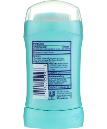 Degree Invisible Solid Deodorant & Anti-Perspirant for Women - Sheer Powder 1.6oz (Pack of 6) | International Shipping Available - Buy Online on GoSupps.com