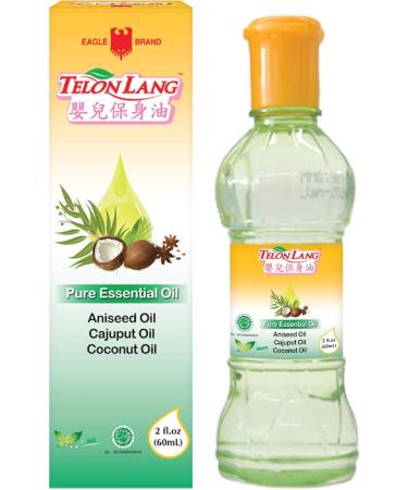 Buy Telon Lang Pure Essential Oil - Cap Lang Minyak Telon - 2fl.oz/60ml (Pack of 2) | Authentic Indonesian Essential Oil for International Shipping - Buy Online on GoSupps.com