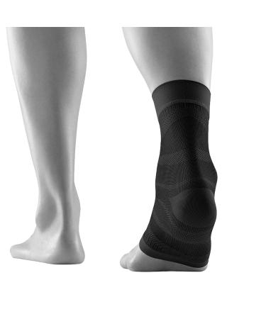 Bauerfeind Sports Compression Ankle Sleeve for Running & Fitness - Unisex Ankle Support & Protection (Black) - Buy Online on GoSupps.com