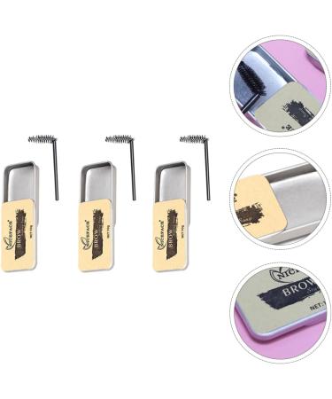 MUSISALY 3 Sets Eyebrow Soap Brow Shaping Soap 3d Brows Makeup Balm Woman Brow Soap Brow Wax Gel Texture - Buy Online on GoSupps.com
