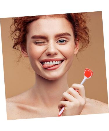 Professional Tongue Cleaner Brush - Healeved 10 STK Adult Tongue Cleaning Tools - Effective Tongue Scraping & Oral Hygiene - 19.5x3x0.6cm - Buy Online on GoSupps.com
