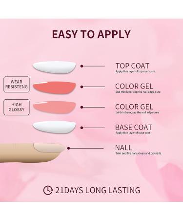 Phoenixy Gel Nail Kit - 10 Colors Soak Off Polishes with 36W UV Lamp | 8ML Gel Nail Polish Set for Women - Gift Set (30 pcs) - Buy Online on GoSupps.com