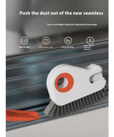 2 in 1 Groove Cleaning Brush Window Track Cleaning Tools New Window Track Deck Groove Cleaning Brush Hard Bristle Crevice Cleaning Brush for Sliding Door Track Window Sill (3pcs*b) - Buy Online on GoSupps.com
