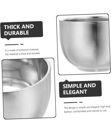 Premium Double-Walled Stainless Steel Shaving Cup | Healed Foam Foam & Metal Beard Care Kits for Men - Perfect for Travel - Buy Online on GoSupps.com