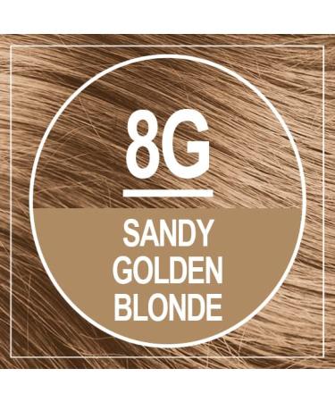 Naturtint 8G Sandy Golden Blonde Hair Color - 100g (1 Pack) | Premium Vegan & Ammonia-Free Dye - Buy Online on GoSupps.com