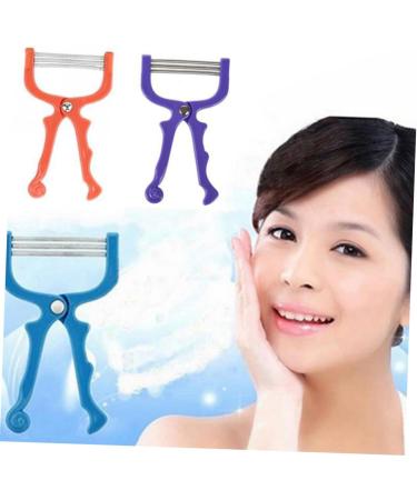 ERINGOGO Lot de 3 pilateurs Faciaux Ressort Indolores Portable pour Femmes et Hommes Outil D' pilation Visage Usage Quotidien Visage sans Produits Chimiques Couleur - Buy Online on GoSupps.com