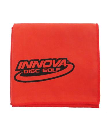 INNOVA DewFly Microsuede Disc Golf Towel (Red)