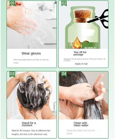 Natural Botanical Hair Dye New Botanical Bubble Hair Dye 30ml 10 packs/box 2024 Natural Botanical Hair Dye Botanical Bubble Hair Dye (Chestnut Brown 1 box) Chestnut Brown 3 ml (Pack of 10) - Buy Online on GoSupps.com