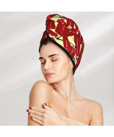 Super Absorbent Microfiber Hair Towel Wrap for Women | Quick Dry Coral Velvet Hair Cap for Long Curly & Thick Hair - Buy Online on GoSupps.com