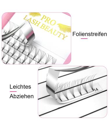 Buy 7D-D Short Stem Eyelash Extension Compartment | Volume Eyelashes 0.10 C Curl - 12 mm | Ready-Made Eyelash Supplies for Professionals - Buy Online on GoSupps.com