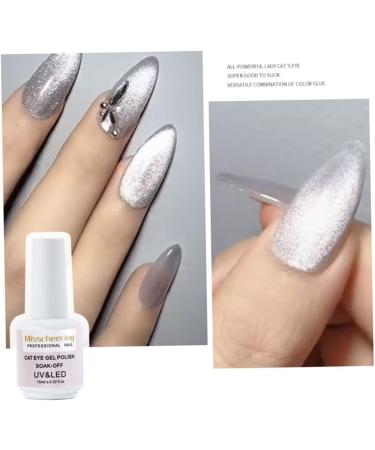 BIUDECO 2 Pcs Nail Polish Gel Chameleon Cat Eye UV Polish Gel UV LED Nail Gel Polish Manicure Accessories - Buy Online on GoSupps.com