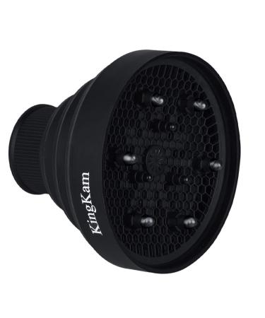 Universal Collapsible Hair Dryer Diffuser for Travel - KingKam-Black - Buy Online on GoSupps.com