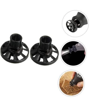Beavorty 2pcs Electric Grinding Chuck Fan Accessory Electric Grinding Dust Cleaning Tool Sandwich 3x3cm Black - Buy Online on GoSupps.com