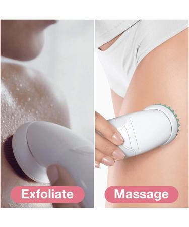 Braun Beauty Set 7-in-1 Hair Removal Epilator with Lady Shaver and Face Exfoliator - UK 2 Pin Plug - Gifts for Women - White/Pink - Buy Online on GoSupps.com