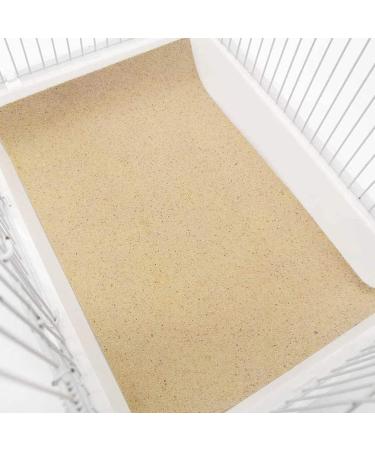 VILLCASE 10sheets Pet Sandpaper Kraft Paper Animal Cage Liner Bird Cage Sandpaper Stool Pad Rabbit Cage Accessories Gravel Paper Bird Cage Pad Outdoor Step Mats Bride Birdcage Big Bird Cage - Buy Online on GoSupps.com