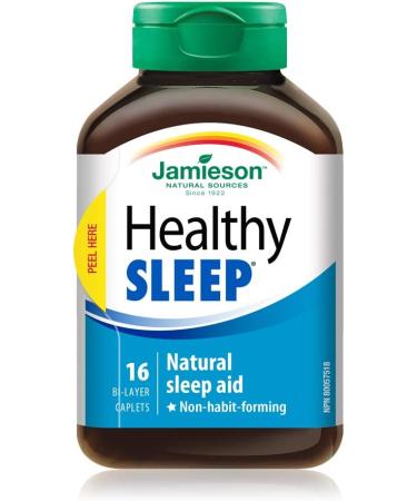 Jamieson Healthy Sleep 16's 16 Tablets 16 count (Pack of 1) - Buy Online on GoSupps.com