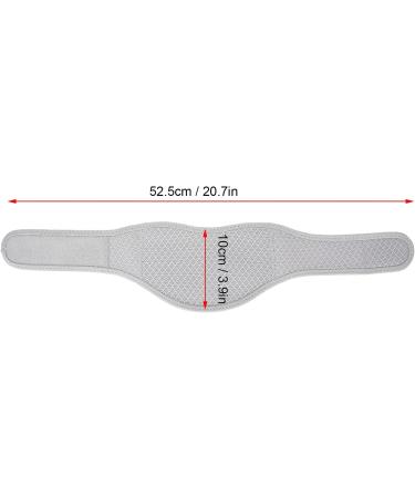 Breathable Neck Wrap for Pain Relief - Light Gray Collar Bandage for Moxibustion Care - Buy Online on GoSupps.com