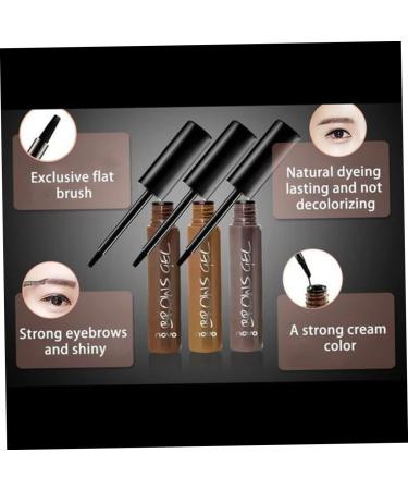 Beavorty Black Eyebrow Gel Eyebrow Glue Gel Waterproof Brow Pencil Eyebrow Gel Eyebrow Cream Quick Eyebrow Eyebrows 1 count (Pack of 1) Dark Grey - Buy Online on GoSupps.com