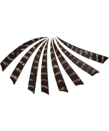 I-Sport 50pcs Turkey Feather Fletching 4''/5'' Right Wing Arrow Vanes for Wooden Bamboo Arrows - 5 Inches - Buy Online on GoSupps.com