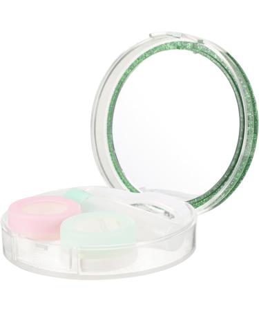 Buy Solustrie Small Plastic Container for Contact Lenses | Compact Mirror & Local Storage Case for Makeup Essentials - Buy Online on GoSupps.com