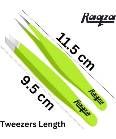 Sharp Pointed Tweezers Precision Fine Point Tip Ingrown Hair Tweezers Kit Best Pointed Tweezers for Women Chin Hair Removal - Extra Thin Tweezers Precision Stainless Facial Hair Remover for Face Green Color - Buy Online on GoSupps.com