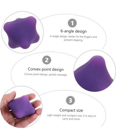 Buy Kombiuda 2 STK HEX-Grip Massage Balls for Deep Tissue & Acupuncture - Hand Muscle Relief & Self-Massage | International Shipping Available - Buy Online on GoSupps.com