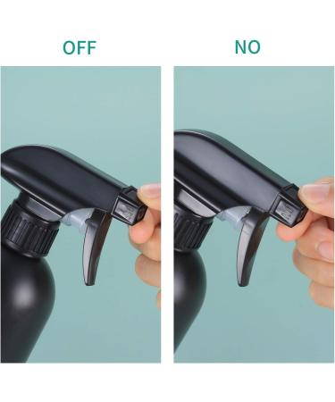 Haochen 3PC 500ml Black Spray Bottle Set | Multi-Purpose Hairdressing & Plant Atomizer | Empty Pump Water Spray Bottles - Buy Online on GoSupps.com