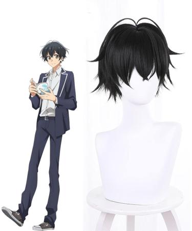 Buy Sasaki and Miyano Yaoi Miyano Yoshiku Cosplay Wig - Short Black Synthetic Fiber Wig for Men & Women | Perfect for Parties & Cosplay Events - Buy Online on GoSupps.com
