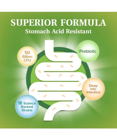 NatureMyst Probiotics 50 Billion 18 Strains 60 Veggie Capsules - Non-GMO & Gluten Free - Buy Online on GoSupps.com