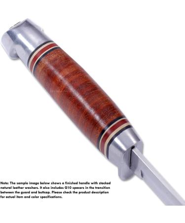 Cowhide Leather Handle Washers - Oval Shape - (1.30 x 1.00 x .125) - (Brown) - USA Made - (for Knife Making & Hobby) - (100 Pack) Cowhide Handle Washers - (Oval)(Brown) - (100 Pack) - Buy Online on GoSupps.com