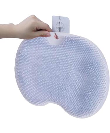 Bexdug Footrubber Cleaner Massager - Set of 4 Anti-Slip Foot Scrubbers with Suction Cups for Deep Cleaning and Relaxation - Blue - Buy Online on GoSupps.com