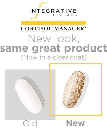 Integrative Therapeutics Cortisol Manager with Ashwagandha & L-Theanine - Supports Restful Sleep & Adrenal Health - 90 Count Pack - Buy Online on GoSupps.com