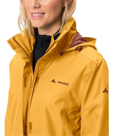 Buy Vaude Women's Escape Light Jacket - Waterproof Breathable Windbreaker Climate-Friendly Hiking Jacket in 40 Burnn Yellow - International Shipping Available - Buy Online on GoSupps.com