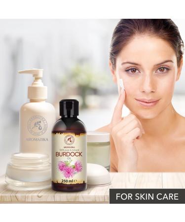 Burdock Oil 250ml - Arctium Lappa Root Extract - 100% Pure & Natural - Natural Hair Oil - Great Benefits for Skin - Hair - Face - Body Care - Glass Bottle - Oils Burdock Seed - Buy Online on GoSupps.com
