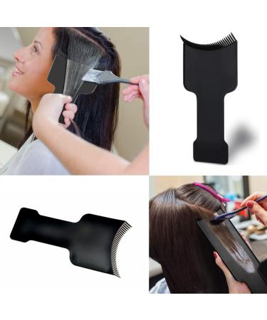 2PCS Hair Dye Board Highlighting Board with Teeth Flat Top Comb Board Balayage Hair Dye Kit for Hair Dye Salon Home Multicolor Hair Coloring - Buy Online on GoSupps.com