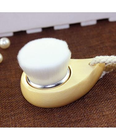 Buy Facial Cleaner Brush with Wooden Handle - Soft Face Care Brush for Women | International Shipping Available - Buy Online on GoSupps.com