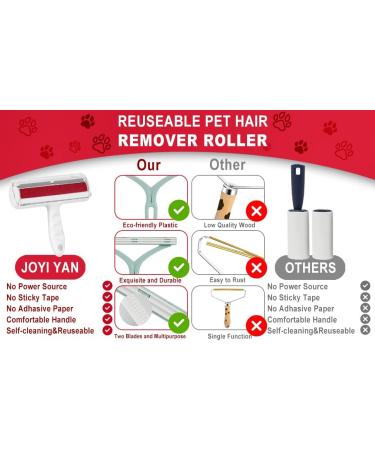 JOYI YAN 3 Piece Pet Bath Cleaning Kit - Hair Removal Roller, Grooming Gloves, Portable Brush for Dogs and Cats - Buy Online on GoSupps.com