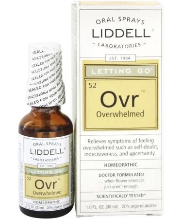 Lidell Letting Go Homeopathic Oral Spray - Relieve Overwhelm & Fatigue - Calm Mind Remedy - 1.0 fl. Oz - International Shipping Available - Buy Online on GoSupps.com