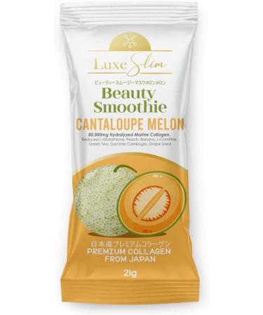 Luxe Slim Beauty Smoothie Cantaloupe Melon (21g x 10 Sachets) 1 Box - Buy Online on GoSupps.com