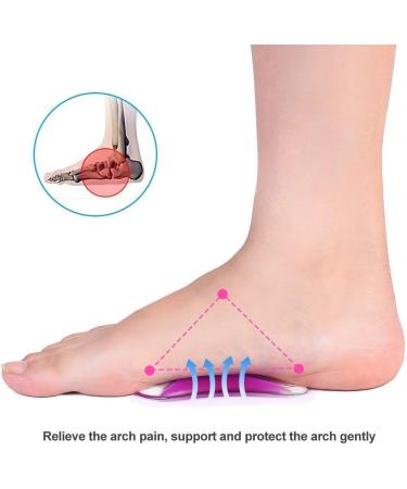 Doact Arch Support Gel Insoles - Flat Feet & Plantar Fasciitis Orthotics | High Cushion Pads for Men & Women - Buy Online on GoSupps.com