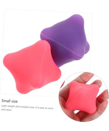 Frcolor 4-Piece Hex-Grip Myofascial Release Massage Balls - Silicone Hand Muscle Squeezer & Trigger Point Self-Massage Stress Balls (Medium 2 Colors) - Buy Online on GoSupps.com