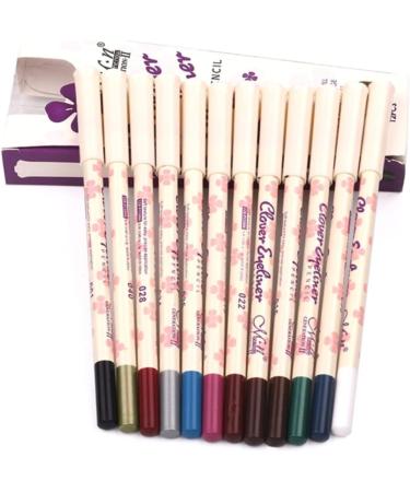 SOESFOUFU 24 Pcs Eye Shadow Pen Eyeliner Pencil Colours Eyeliner Pencil Dark Brown Eyeliner Pencil Grey - Buy Online on GoSupps.com