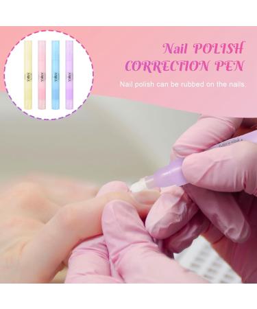 8pcs Nail Polish Remover Pen Set | Gel Nail Polish Corrector & Cuticle Cleaner | DIY Nail Polish Clean Up Tool - Buy Online on GoSupps.com